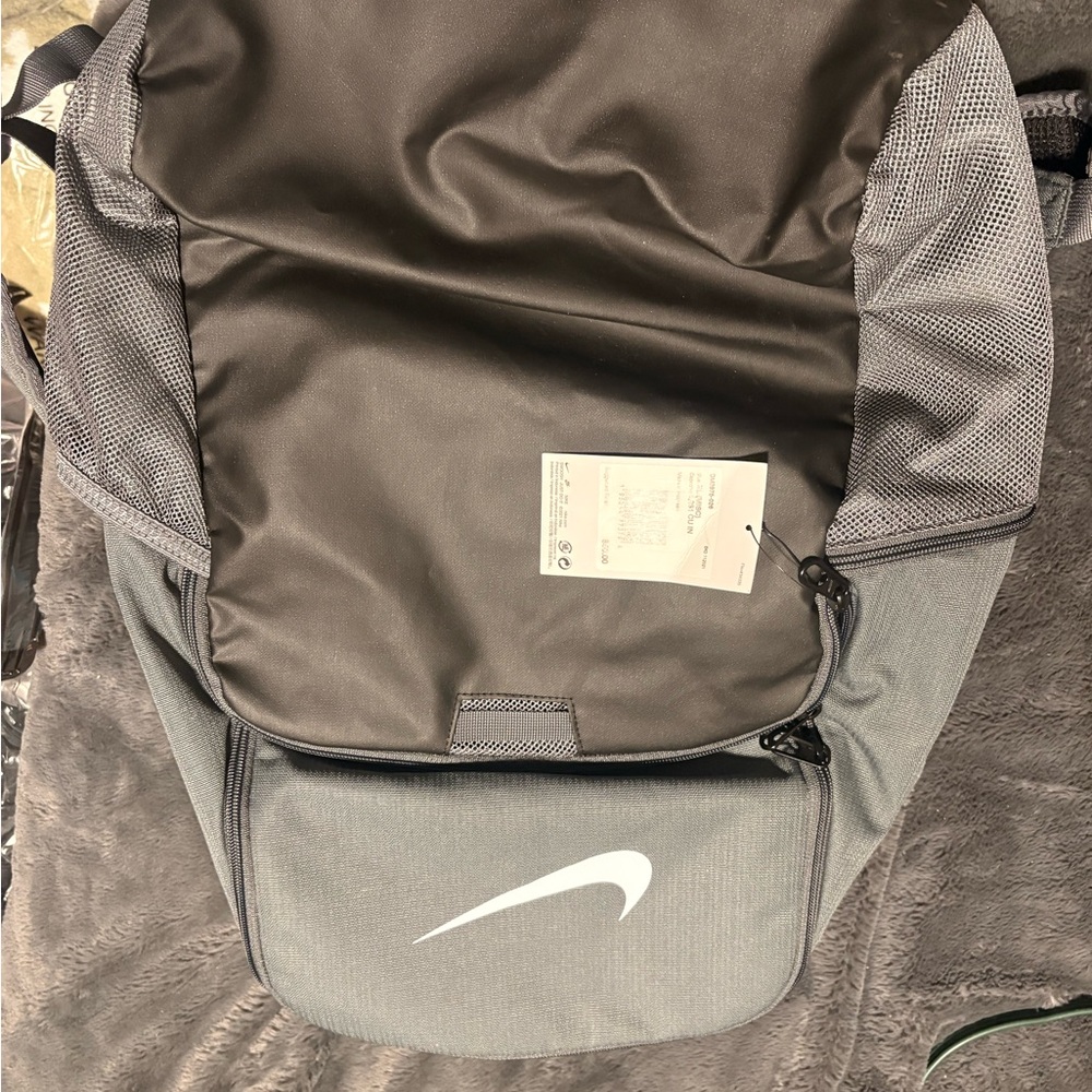NikeBlack and Gray Backpack